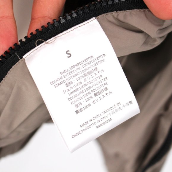 Essentials Fear Of God Quilted Anorak 1/2 Zip Pullover Jacket Desert Taupe S NEW - Picture 9 of 9